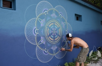 Na ośrodku SCKiW powstaje mural
