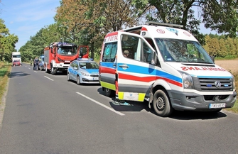 Zdarzenie drogowe na trasie Stare Strącze - Krzepielów