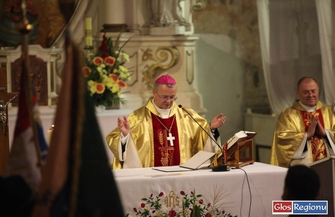 Msza Święta Dożynkowa z udziałem Biskupa Lityńskiego