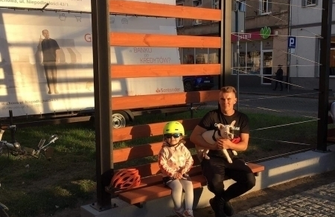 Pergola na ul. Niepodległości