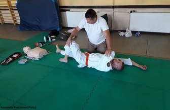 Wschowscy mundurowi promowali zachowania ratownicze wśród dzieci ZDJĘCIA