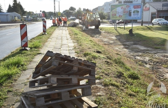 Remont chodnika rozpoczęty