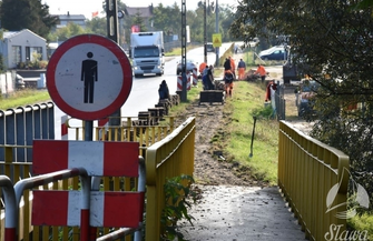Remont chodnika rozpoczęty