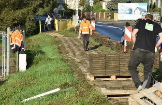 Remont chodnika rozpoczęty