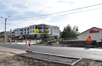 Kolejne metry kostki ułożone