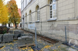 Prace remontowe sławskiej świątyni