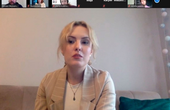 Spotkanie z Martą Ograbek na e-lekcji w Zanie