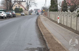 Nowy chodnik w Ciosańcu