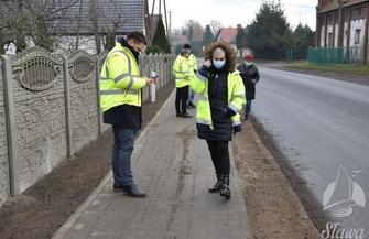 Nowy chodnik w Ciosańcu