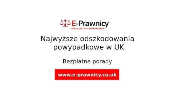 Odszkodowania powypadkowe w Wielkiej Brytanii
