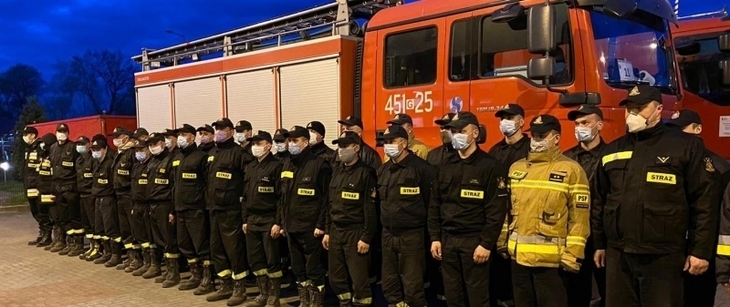 Strażacy wspierająNarodowy Program Szczepień