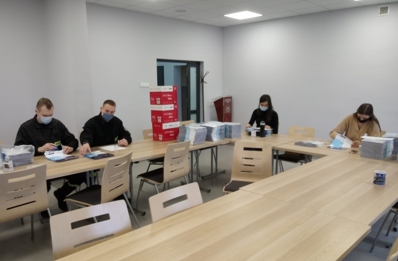 Strażacy z KP PSP we Wschowie w akcji SzczepimySię