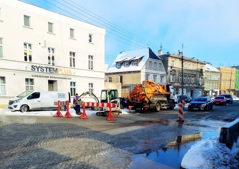 Awaria sieci wodociągowej we Wschowie