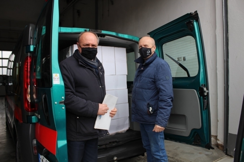 Maseczki wkrótce u mieszkańców ZDJĘCIA