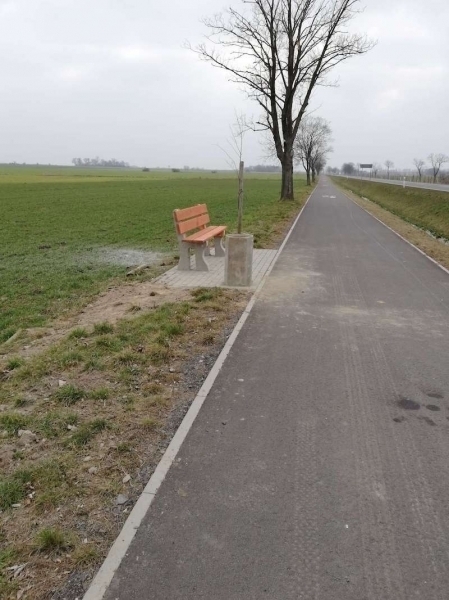 Nowe ławki na ścieżce pieszo-rowerowej FOTO