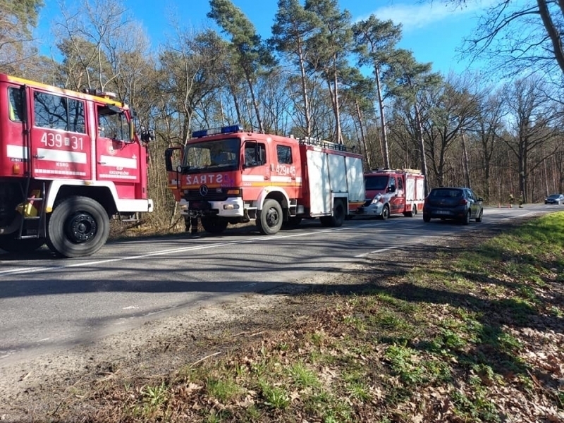Kolizja w Zaszkowie. Jeden z uczestników uciekłz miejsca zdarzenia ZDJĘCIA