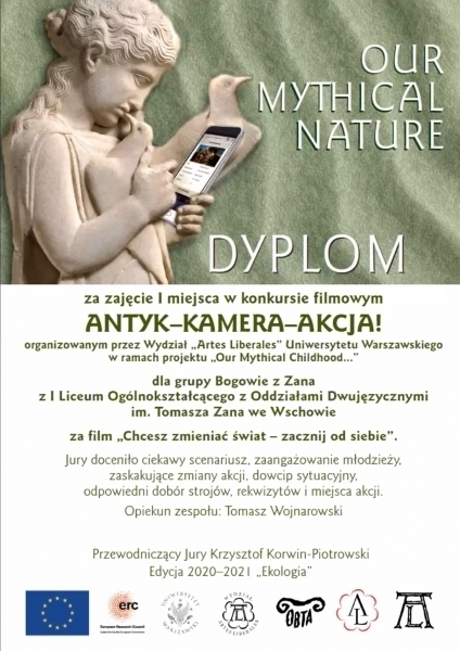 Humaniści z ZANa nagrali film o ekologii i mitologii