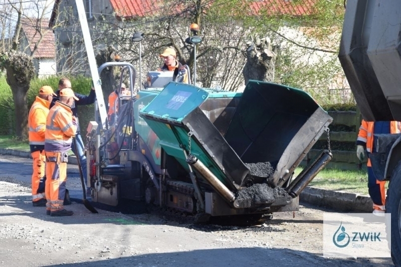 Trwa remont drogi w Krążkowie ZDJĘCIA