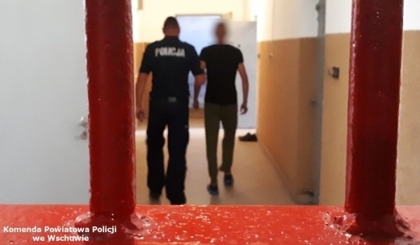 Skryty w zbożu został zatrzymany przez policjantów