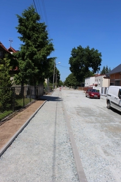 Remont ulicy Ogrodowej w Szlichtyngowej