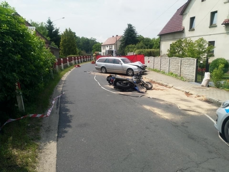Czołowe zderzenie w Krzepielowie.