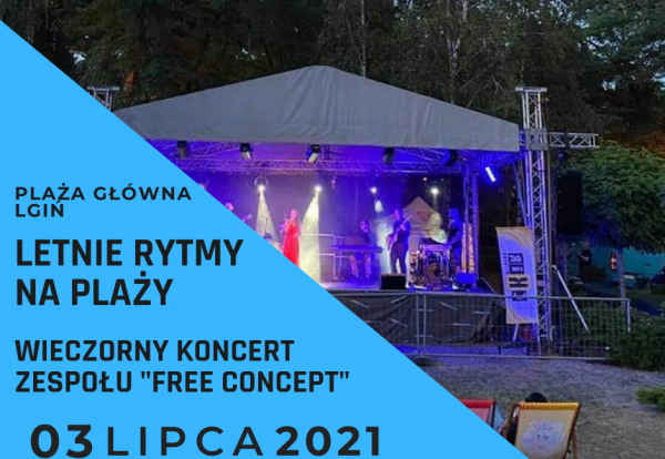Letnie Rytmy na plaży w Lginiu ZAPOWIEDŹ