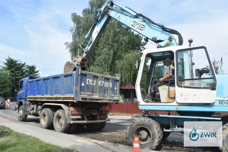 Budowa sieci wodno-kanalizacyjnej w Radzyniu.