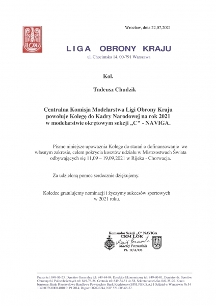 Członkowie sekcji Piorun powołani do Kadry Narodowej
