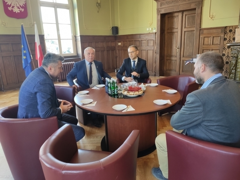 Wizyta Prezesa Polskiego Związku Koszykówkiwe Wschowie ZDJĘCIA
