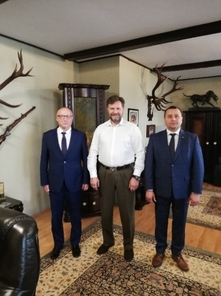 Starosta Wschowski spotkał sięz Przewodniczącym Związku Łowieckiego i Łowczym Krajowym