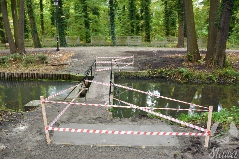 Nowy mostek parkowy