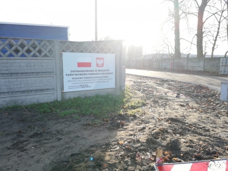 Remont ul. Łąkowej w Szlichtyngowej ZDJĘCIA