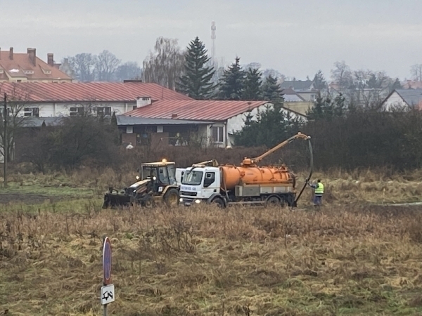 Zdjęcie 1: Awaria sieci wodociągowej we Wschowie