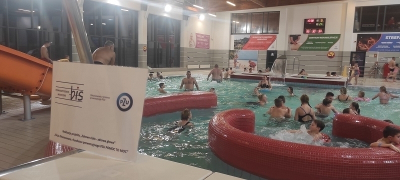 Pierwszy wyjazd na basen zaliczony.