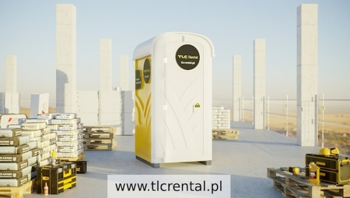 Toaleta przenośna z umywalką na budowę 