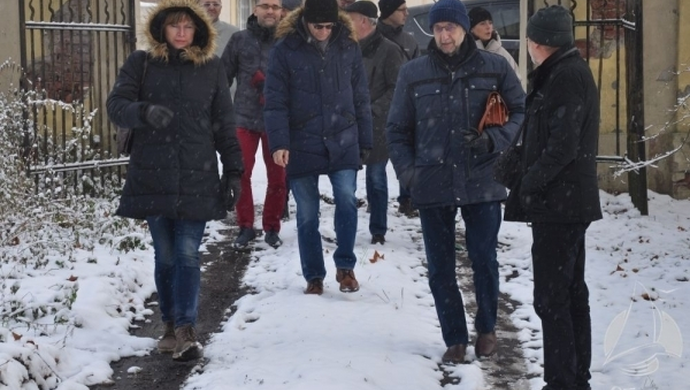 Wizytacja w sławskim pałacu