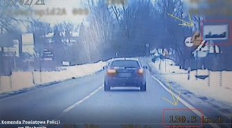 Pędził niemal 130 km/h na wjeździe do Wschowy!