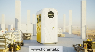 Toaleta przenośna z umywalką na budowę 