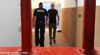 Skryty w zbożu został zatrzymany przez policjantów