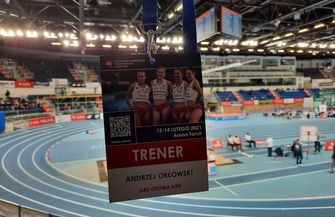 Gabriel Dziełakowski z LKKS Osowa Sień srebrnym medalistąMistrzostw Polski