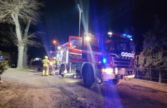 Pożar w Krążkowie ZDJĘCIA