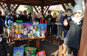 Paka dla zwierzaka. Akcja Przedszkola nr. 1 we Wschowie