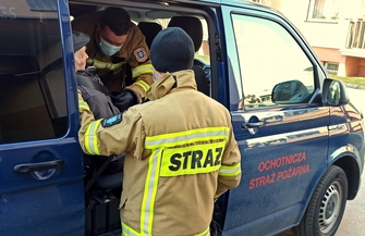 Wschowscy strażacy wspomagają Narodowy Program Szczepień ZDJĘCIA