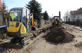 Remont ulicy Ogrodowej w Szlichtyngowej