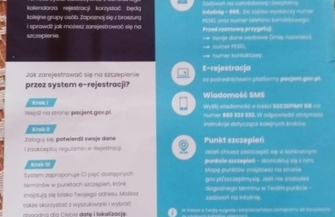 Strażacy rozdysponowali ulotki
