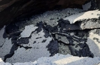 Ogromna dziura w asfalcie na ul. Orzechowej we Wschowie AKTUALIZACJA