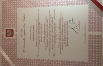 Dominika Liszkiewicz zajęła II miejsce w konkursie Polskie serce pękło.Katyń 1940