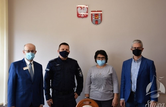 Burmistrz Sławy uhonorowany medalem