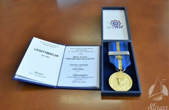 Burmistrz Sławy uhonorowany medalem