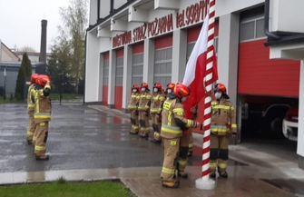 Dzień Flagi Rzeczypospolitej Polskiej w Komendzie Powiatowej PSP we Wschowie ZDJĘCIA